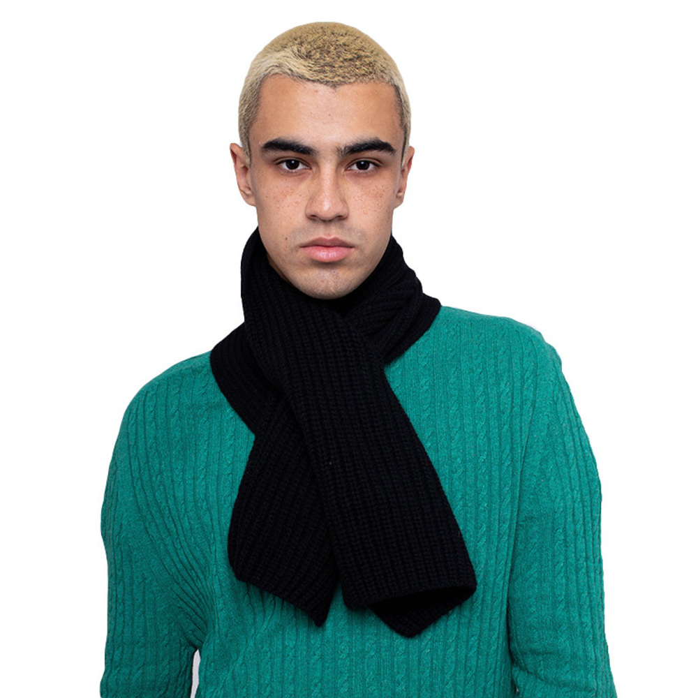 Inverni Scarf Men size 25X110 Black